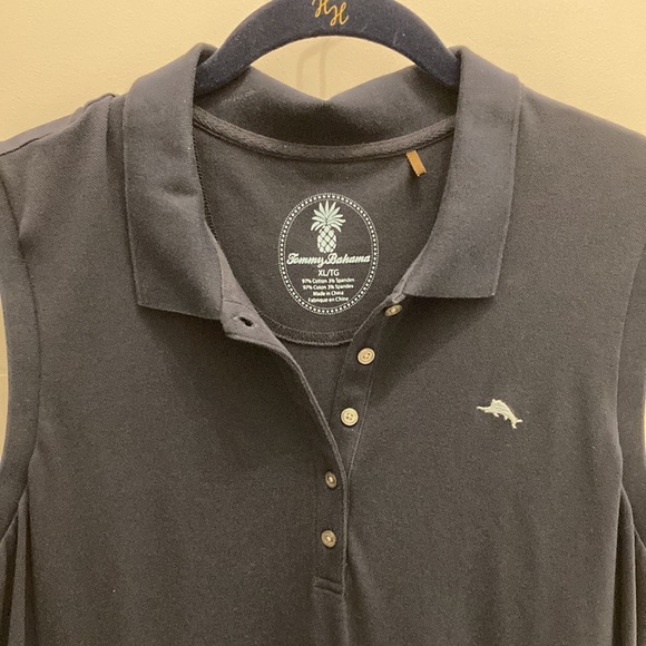Tommy Bahama polo dress size xl. Worn once. Navy color - Picture 2 of 2